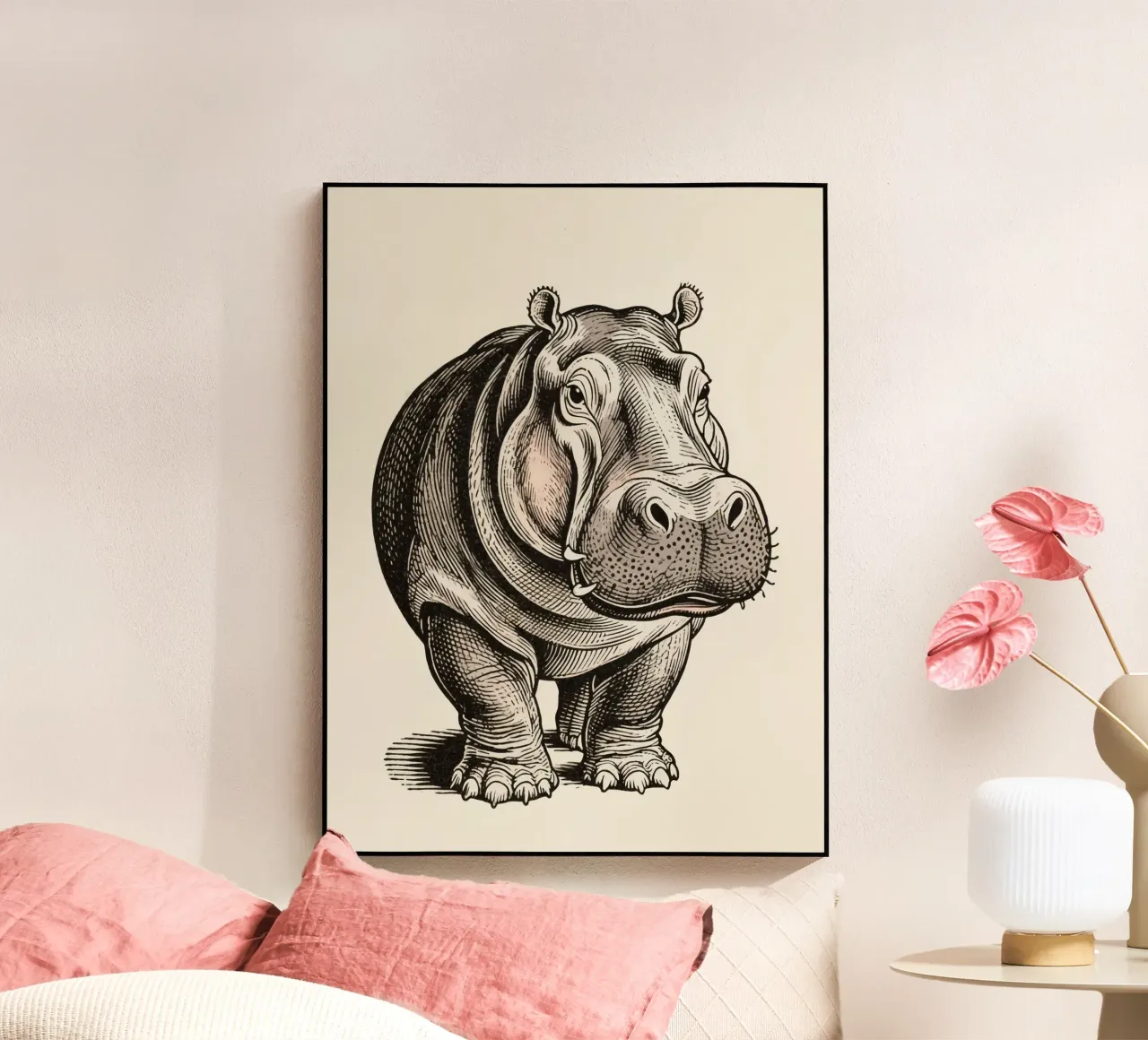 Ippopotamo plexiglass da knowledge