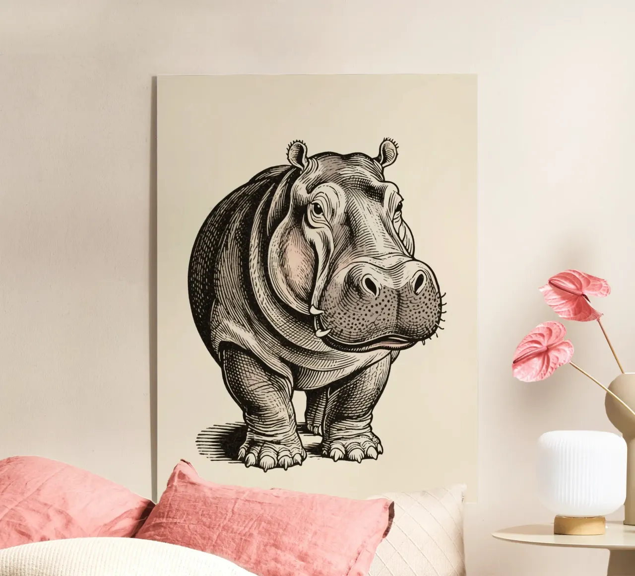 Ippopotamo plexiglass da knowledge