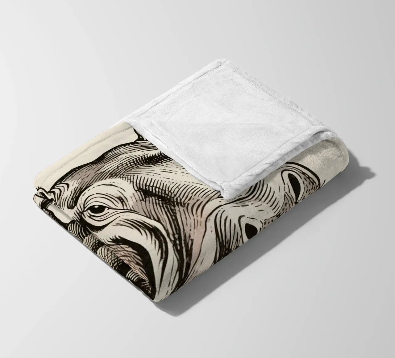 Nilpferd Fleecedecke von knowledge