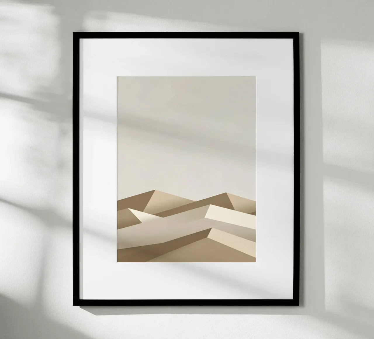 Linea Horizon poster con telaio in plastica da The Green Room