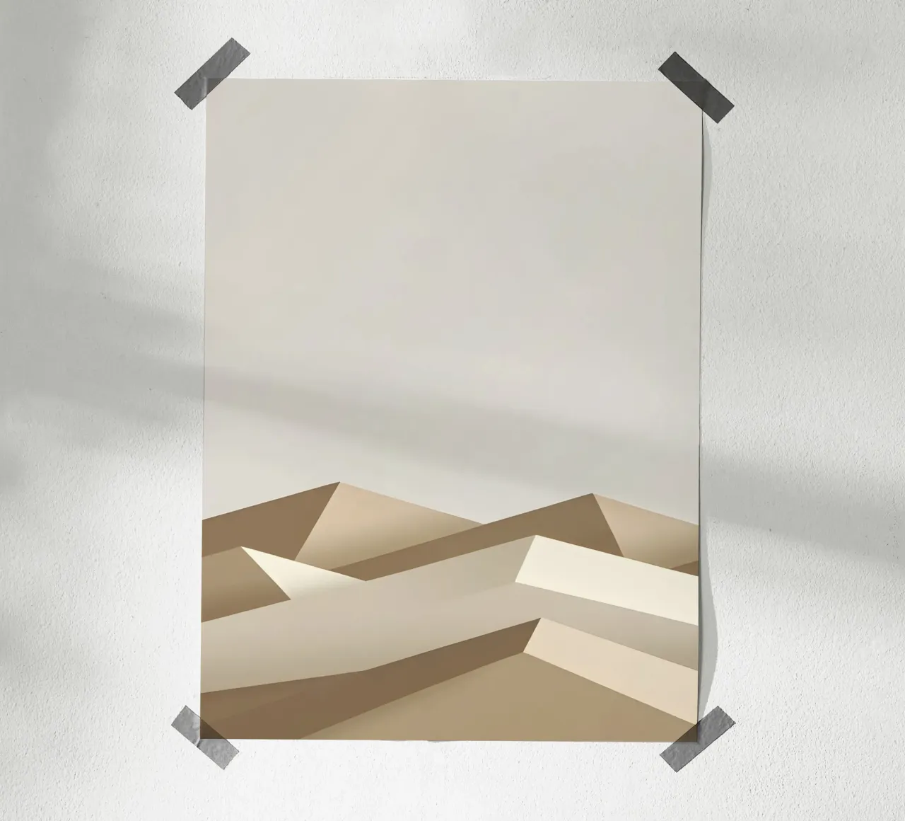 Linea Horizon poster con telaio in plastica da The Green Room