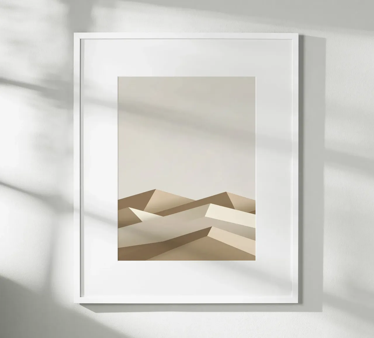 Linea Horizon poster con telaio in plastica da The Green Room