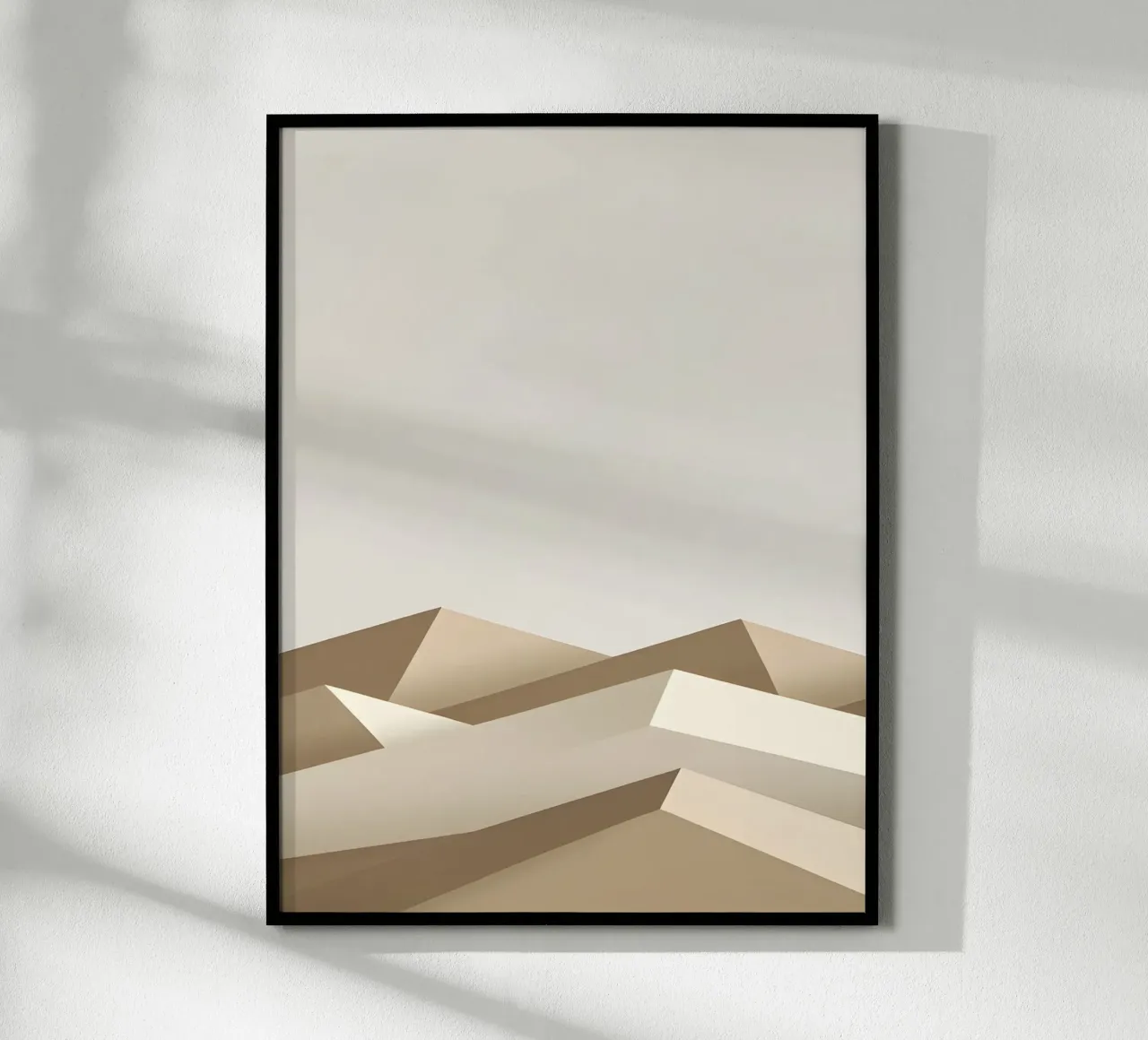 Linea Horizon poster con telaio in plastica da The Green Room