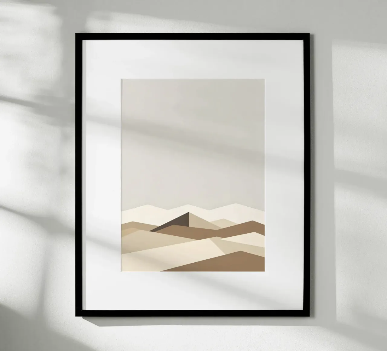 Linea Horizon poster con telaio in alluminio da The Green Room