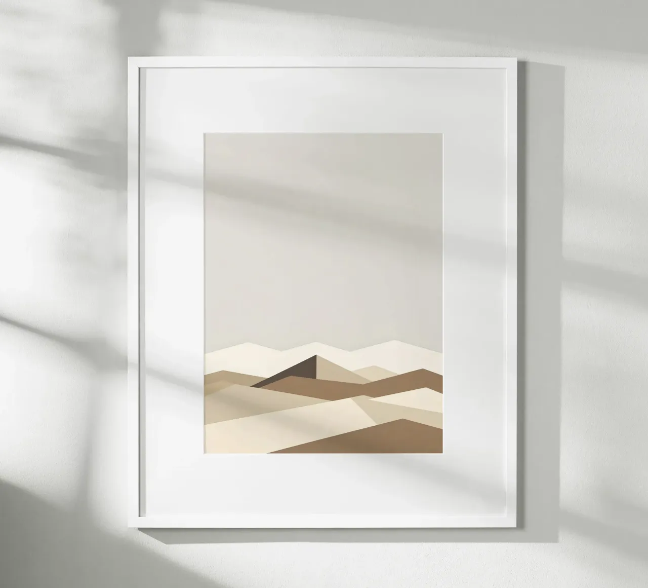 Linea Horizon poster con telaio in alluminio da The Green Room