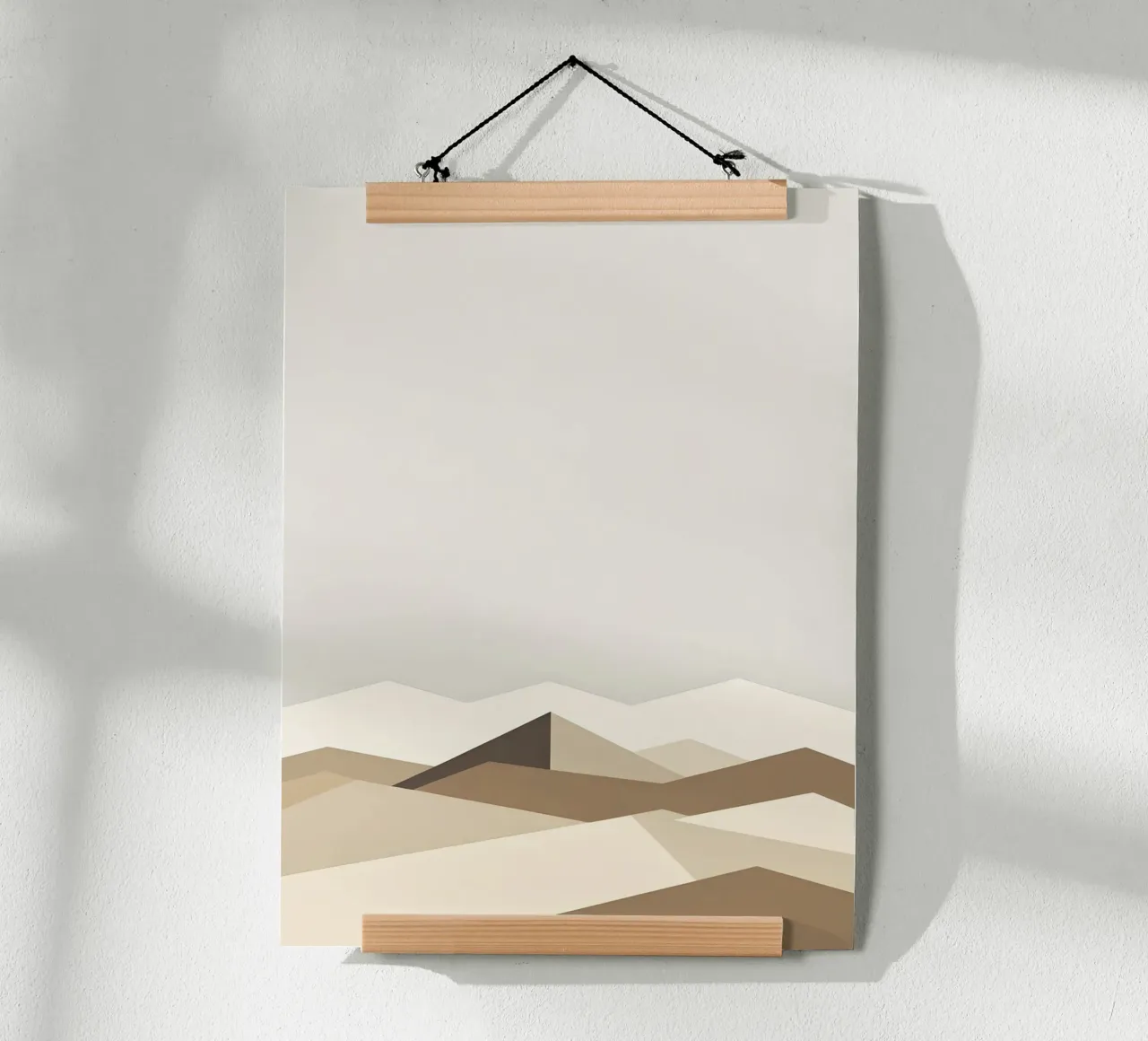 Linea Horizon poster con telaio in alluminio da The Green Room