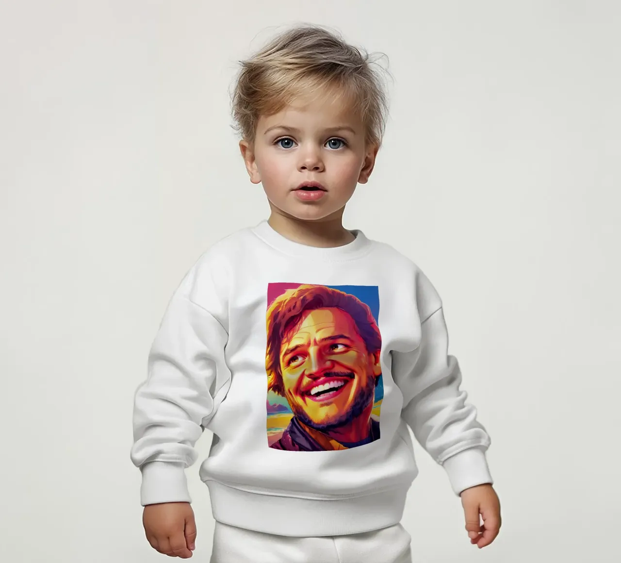 Pedro Pascal Meme Art felpa neonato da Lootprint