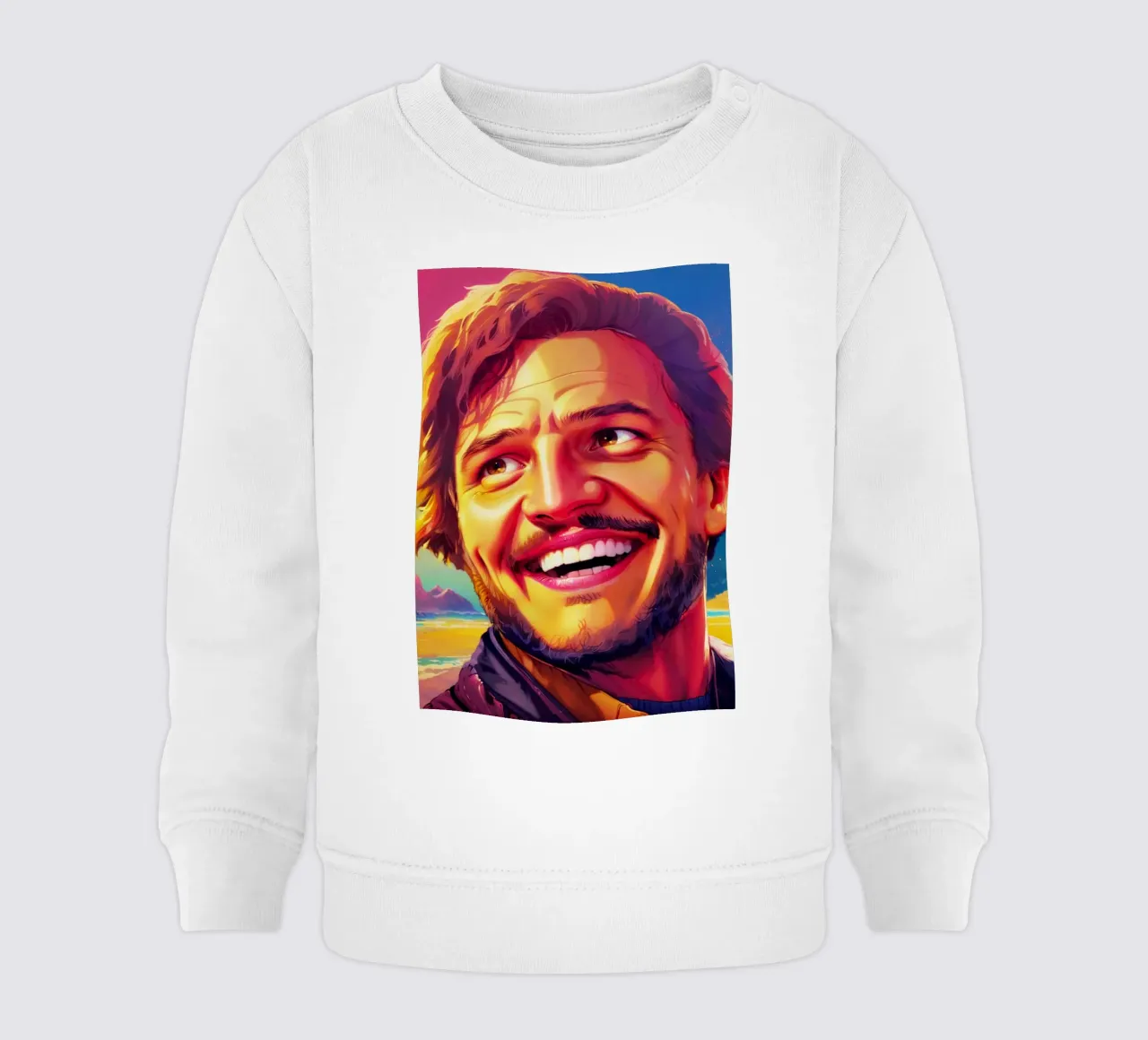 Pedro Pascal Meme Art felpa neonato da Lootprint