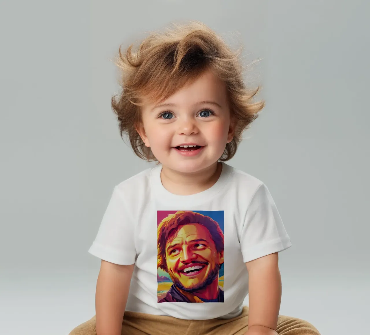 Pedro Pascal Meme Art maglietta neonato da Lootprint