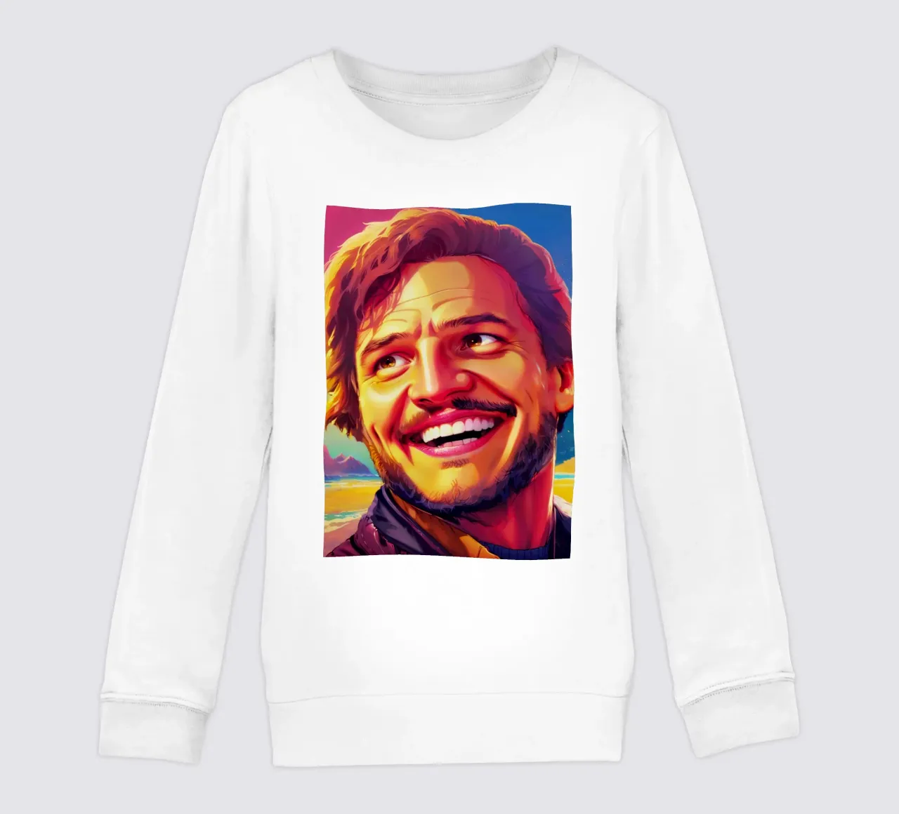 Pedro Pascal Meme Art felpa bambino da Lootprint