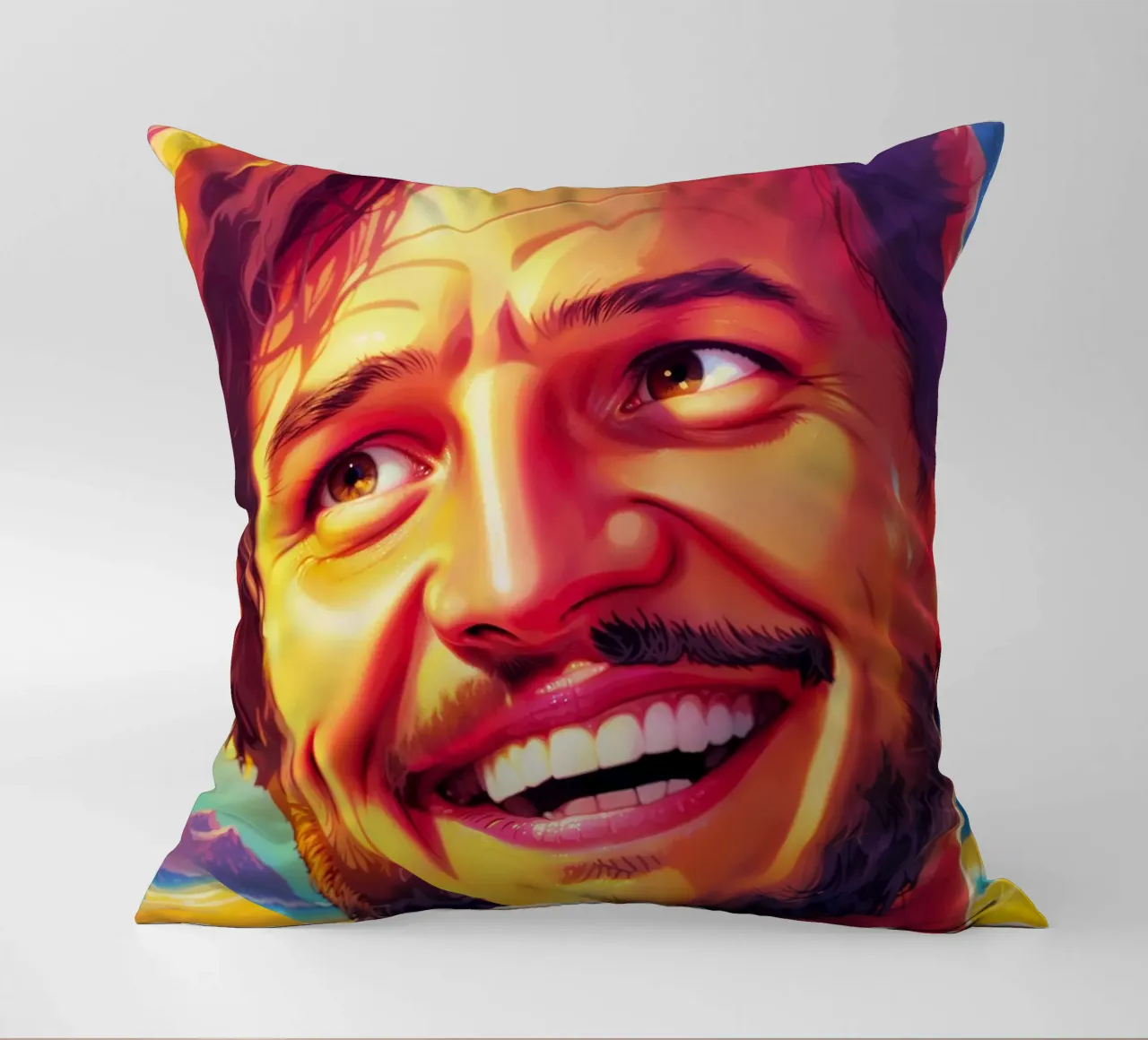 Pedro Pascal Meme Art cuscino da Lootprint