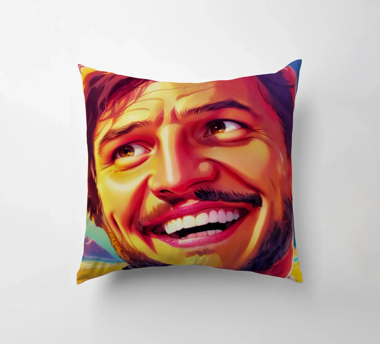 Pedro Pascal Meme Art cuscino da Lootprint