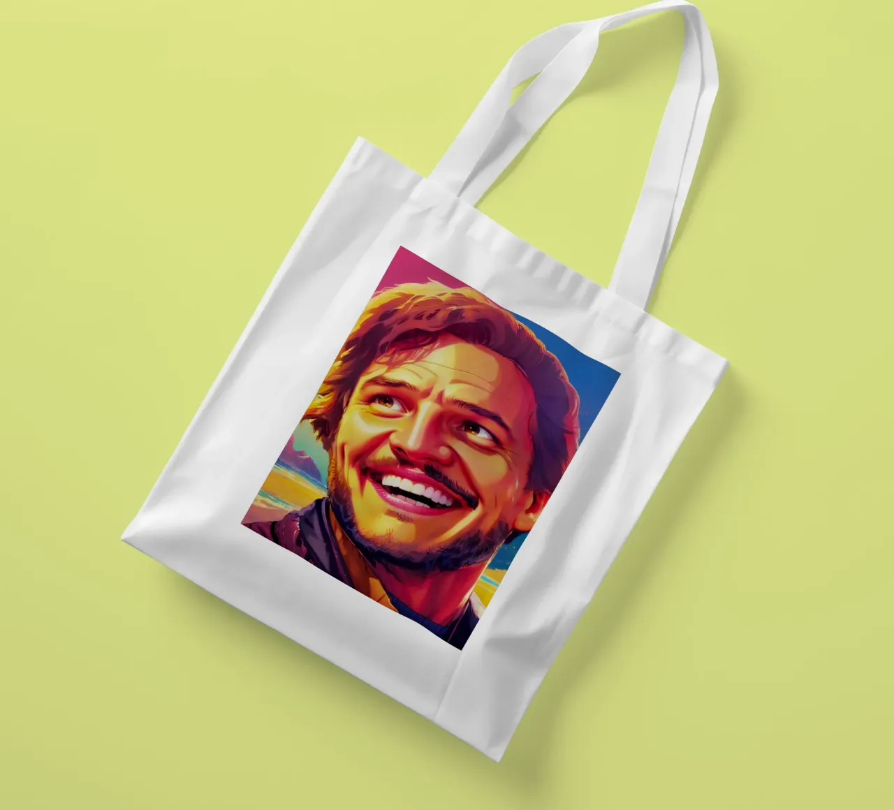 Pedro Pascal Meme Art borsa in juta da Lootprint