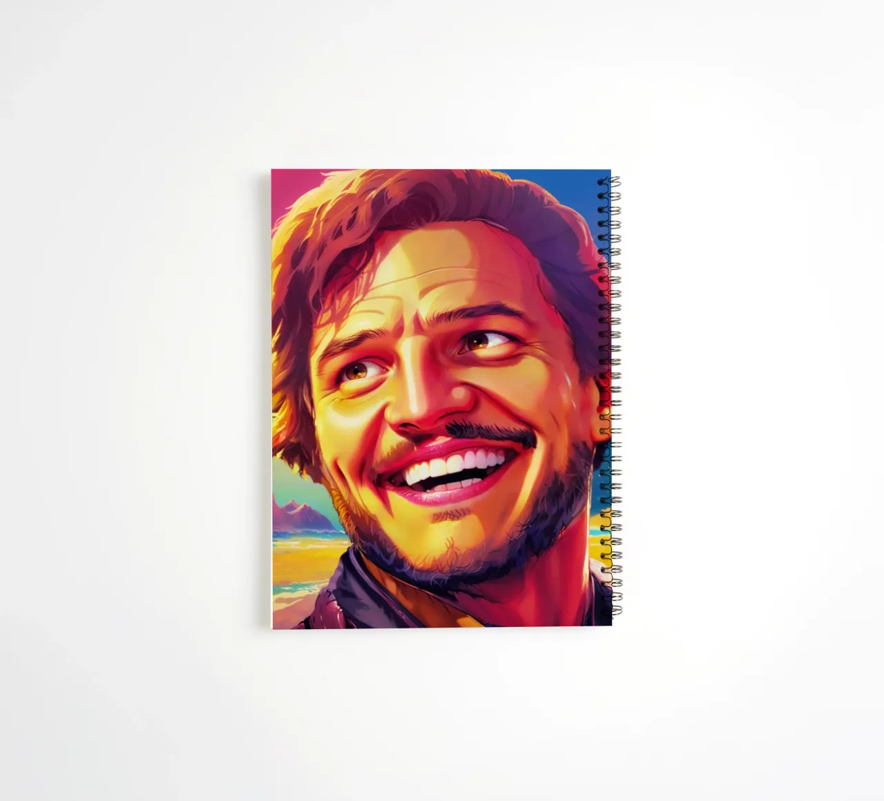 Pedro Pascal Meme Art spiral notebook by Lootprint