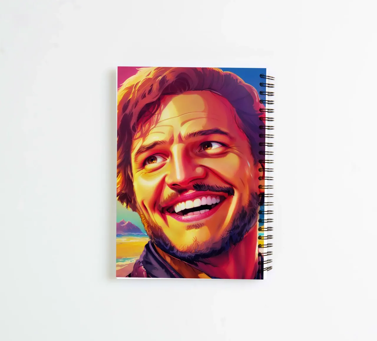 Pedro Pascal Meme Art spiral notebook by Lootprint