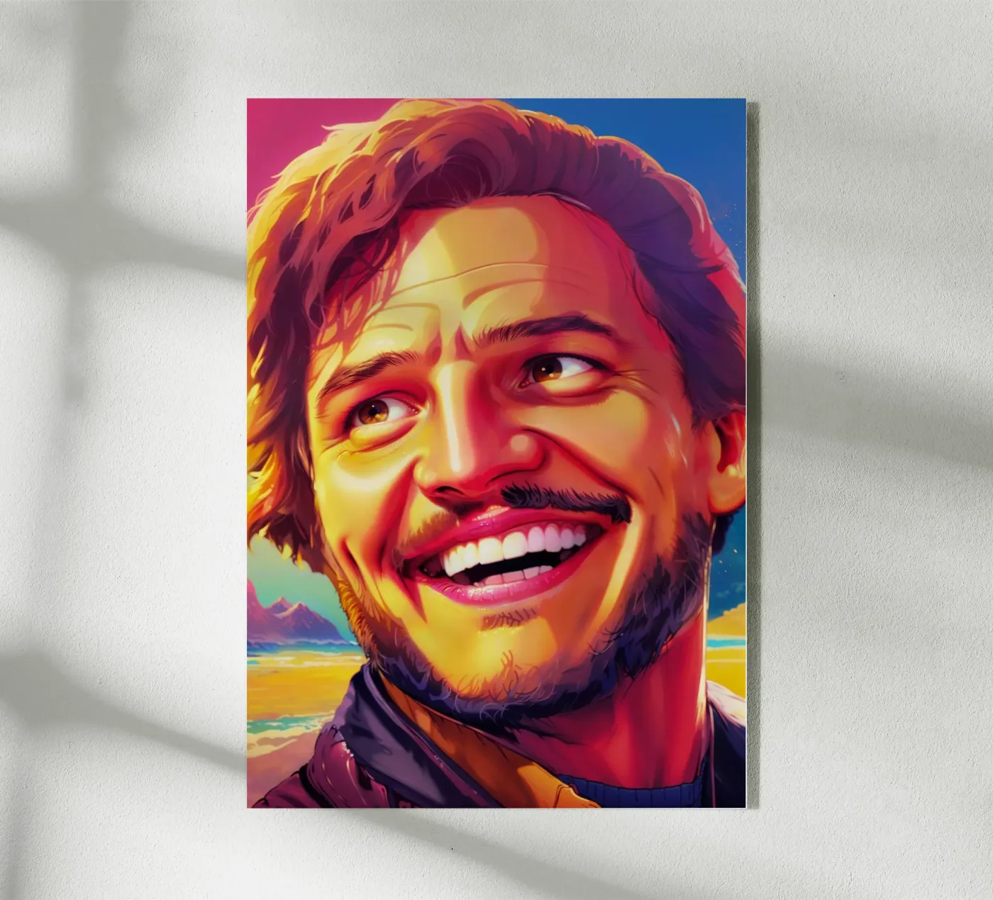 Pedro Pascal Meme Art Acryl-Glas von Lootprint