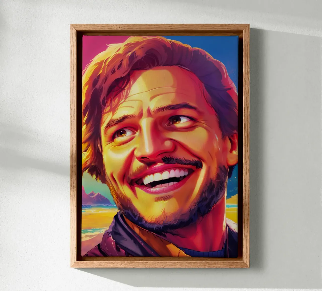 Pedro Pascal Meme Art tela da Lootprint