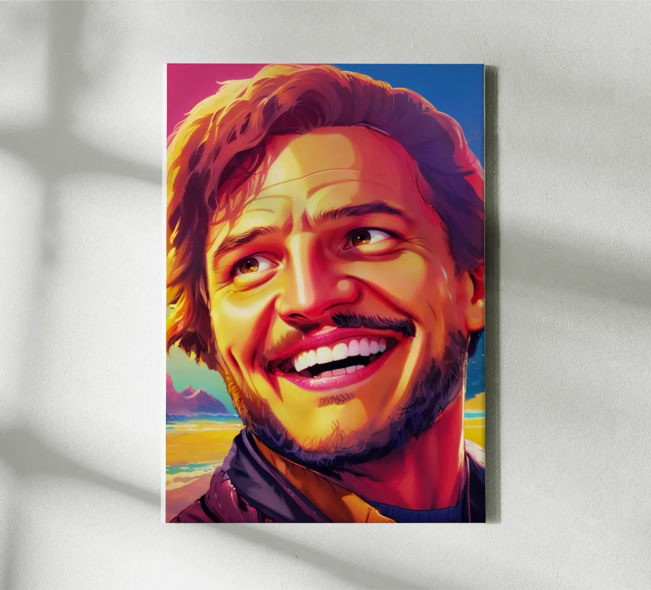 Pedro Pascal Meme Art tela da Lootprint