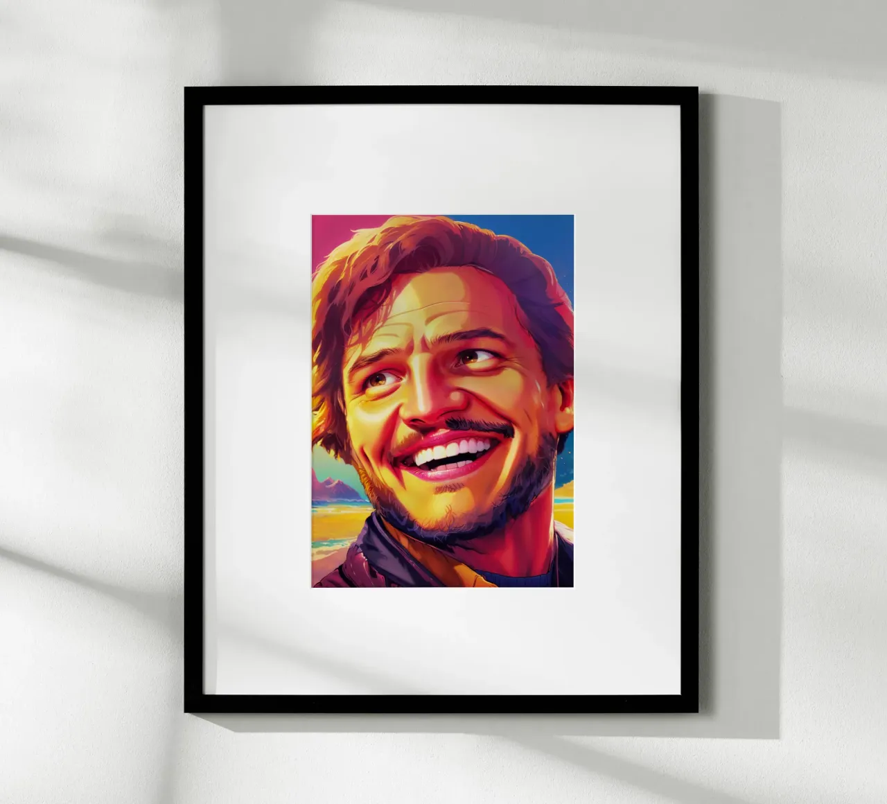 Pedro Pascal Meme Art poster da Lootprint
