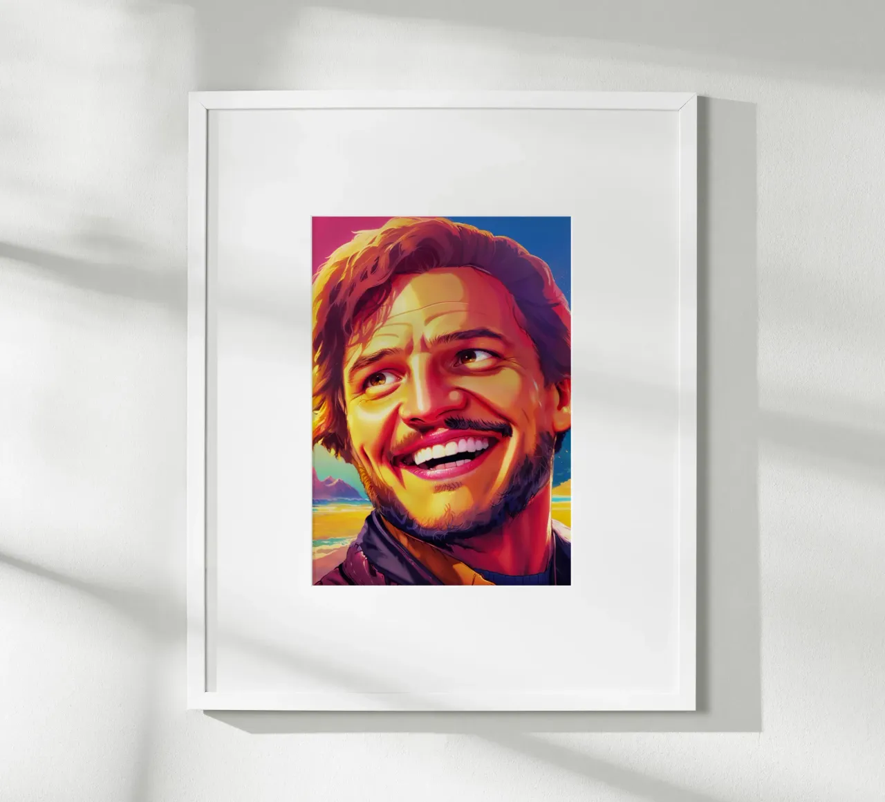 Pedro Pascal Meme Art poster da Lootprint