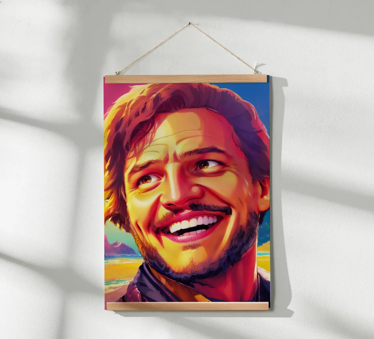 Pedro Pascal Meme Art poster da Lootprint
