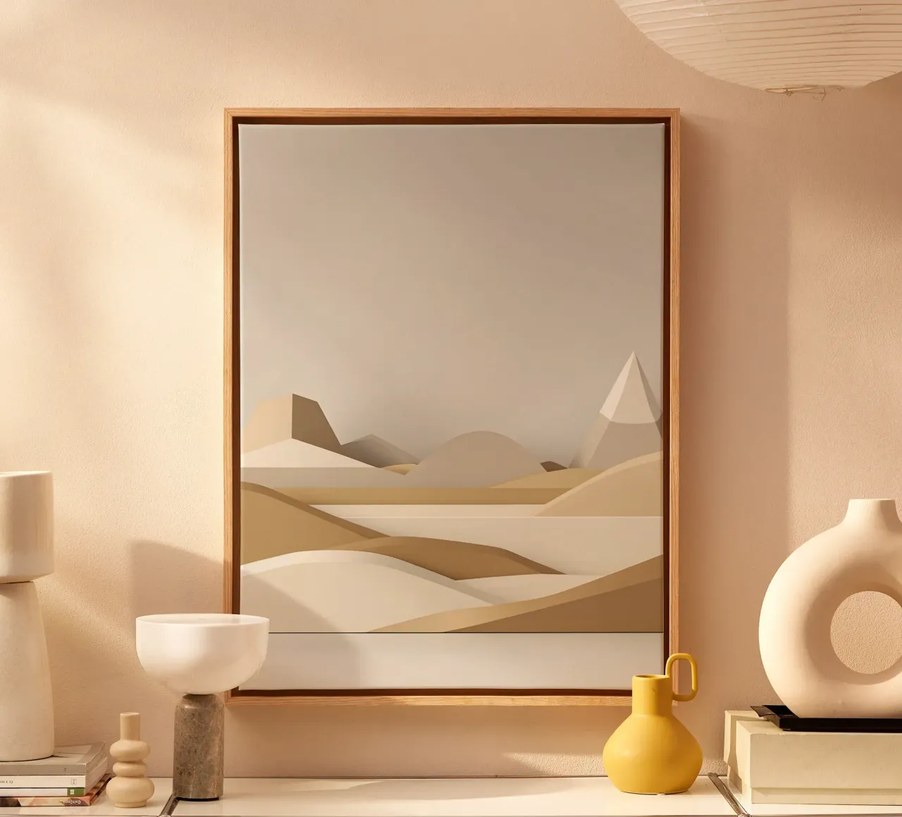 Linea Horizon tela con Cornice a cassetta da The Green Room