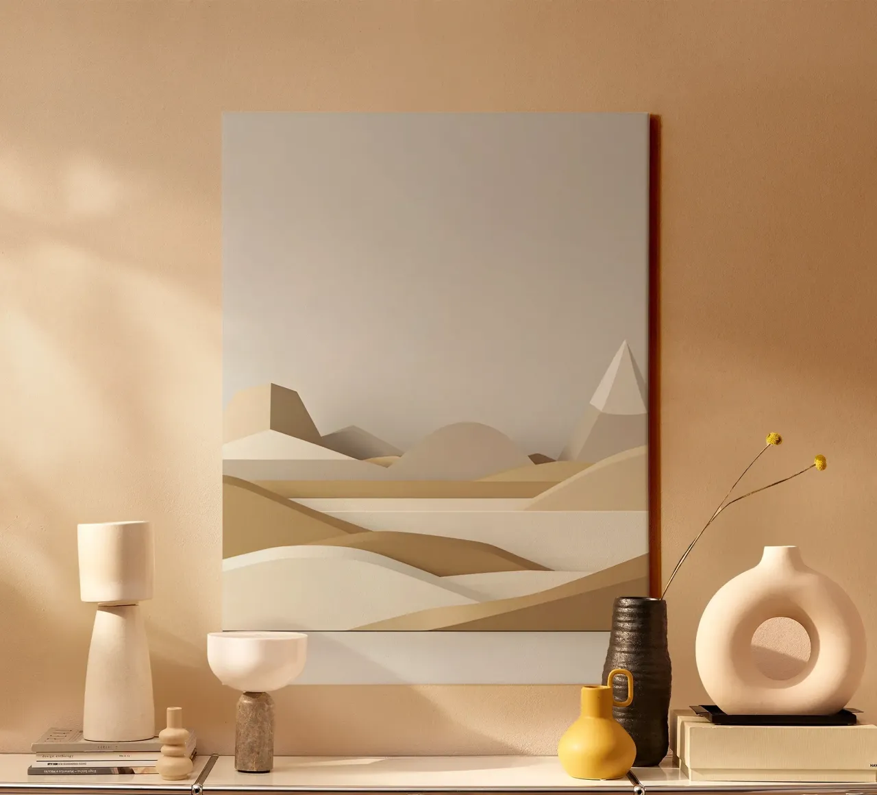 Linea Horizon tela con Cornice a cassetta da The Green Room