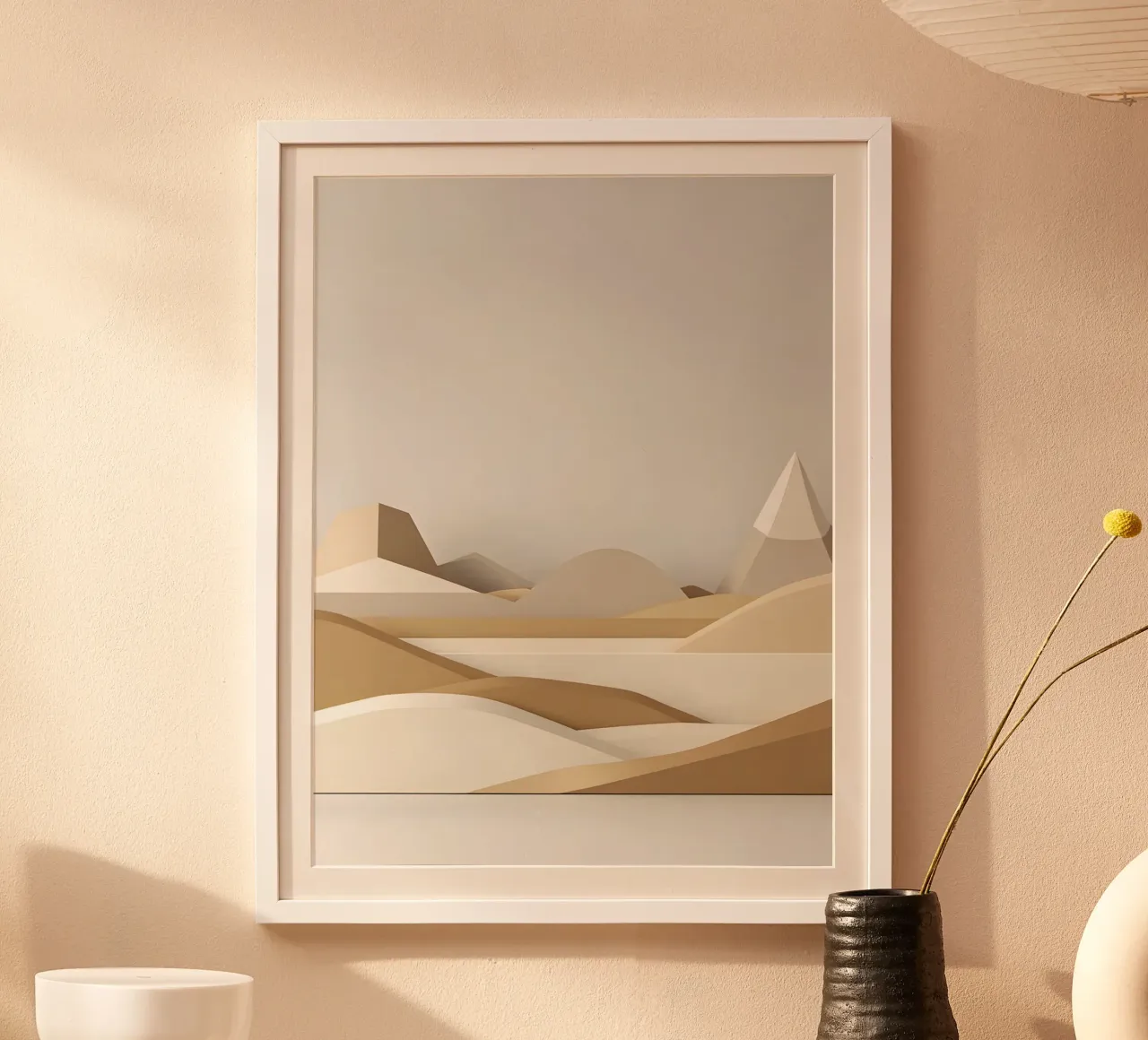 Linea Horizon poster con telaio in plastica da The Green Room