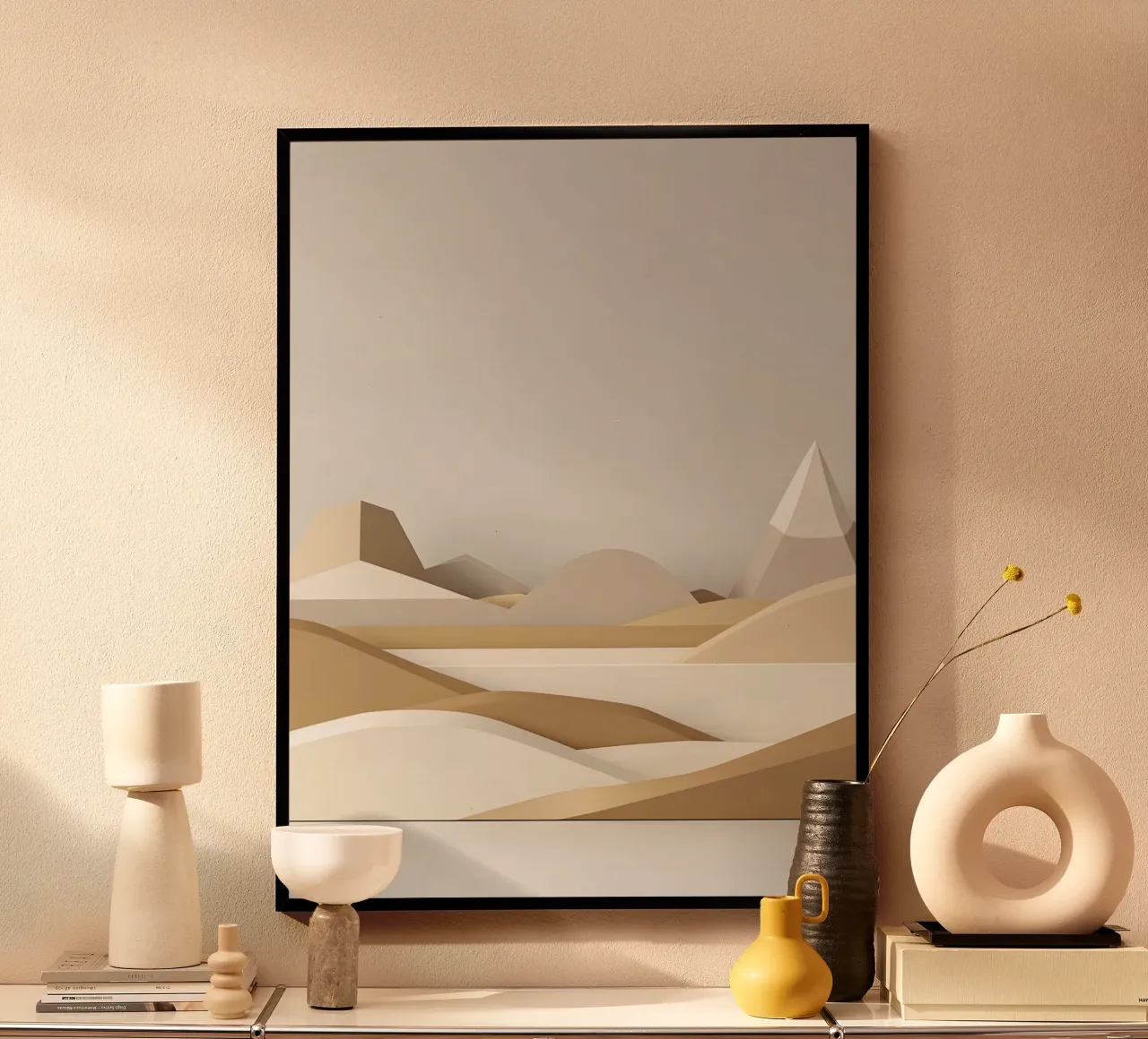 Linea Horizon poster con telaio in plastica da The Green Room