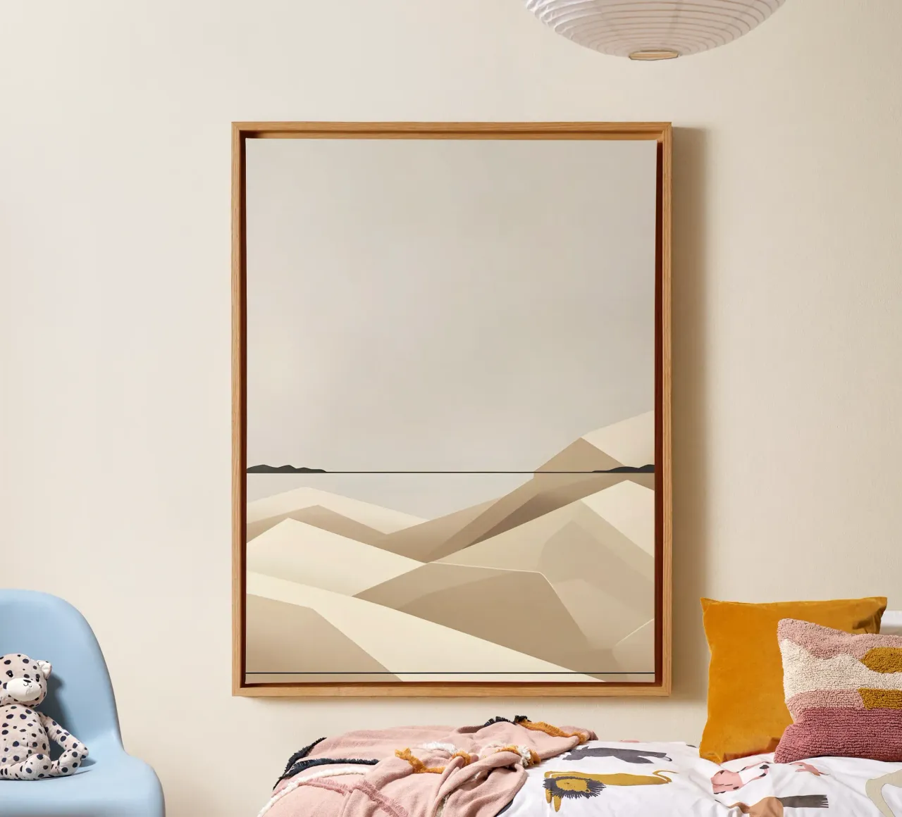 Linea Horizon tela con Cornice a cassetta da The Green Room