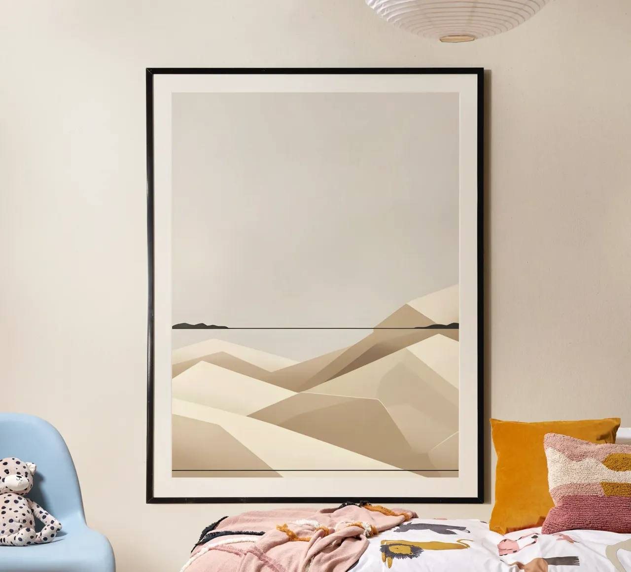 Linea Horizon poster con telaio in plastica da The Green Room