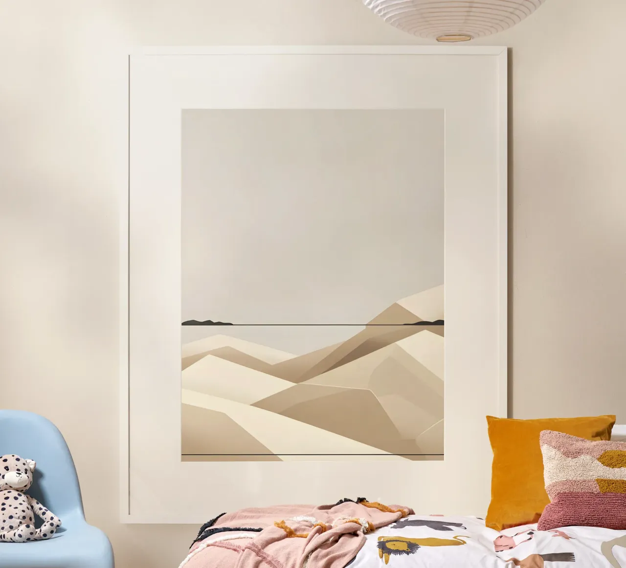 Linea Horizon poster con telaio in plastica da The Green Room