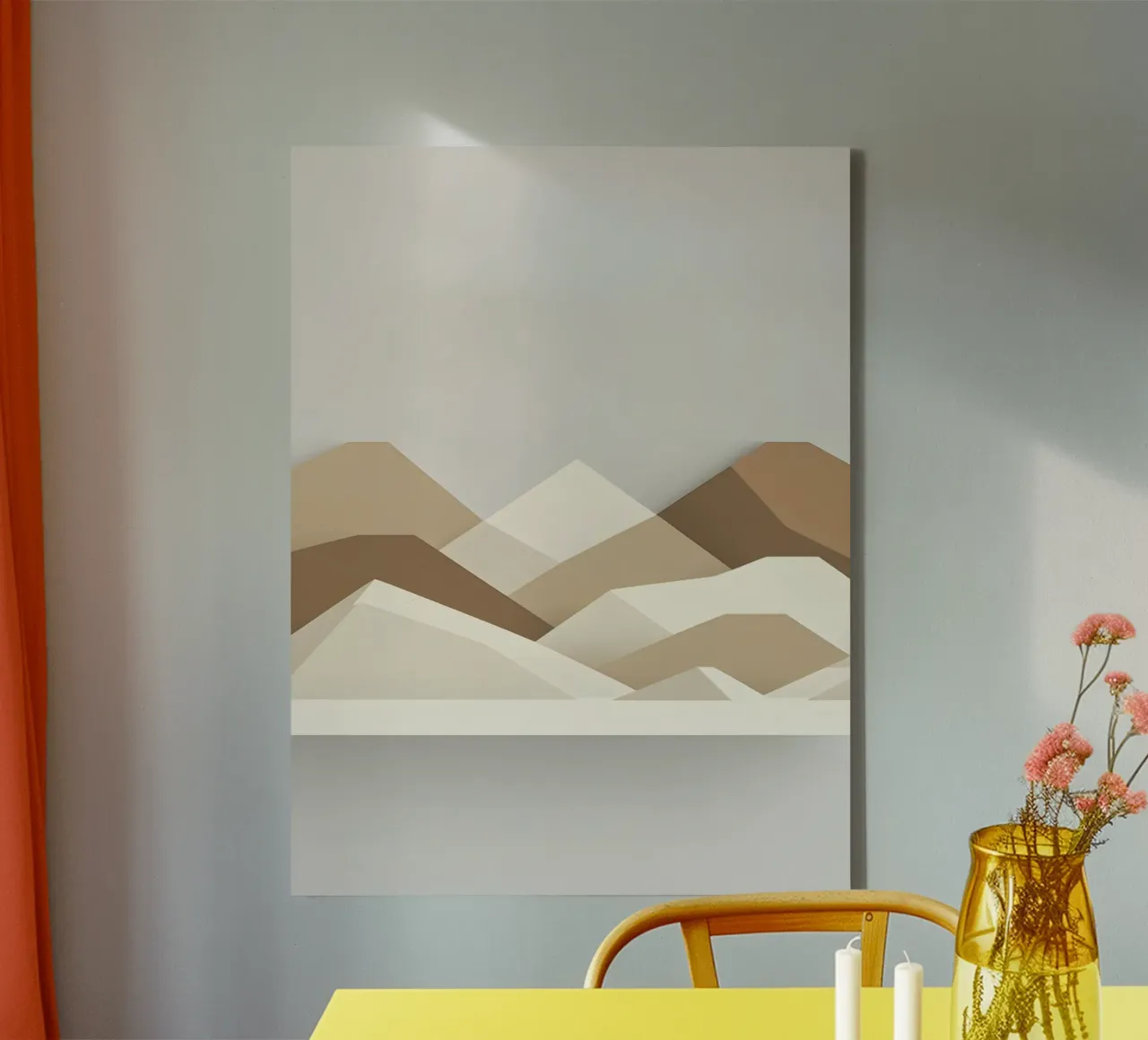 Linea Horizon tela con Cornice a cassetta da The Green Room