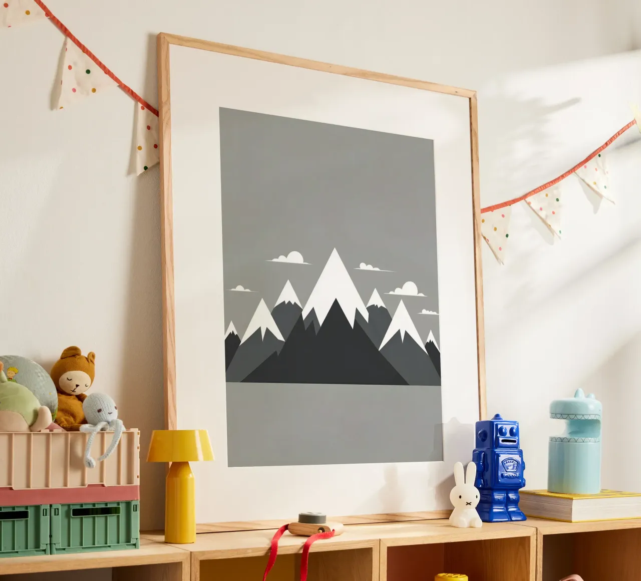 Silhouette di montagna poster da The Green Room