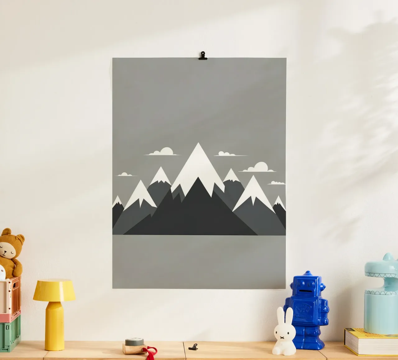 Silhouette di montagna poster da The Green Room