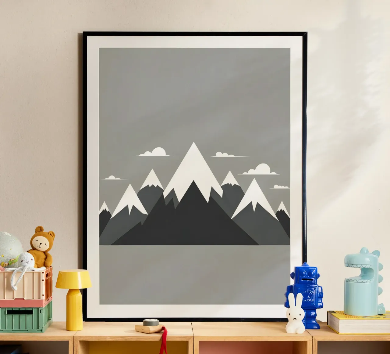 Silhouette di montagna poster da The Green Room