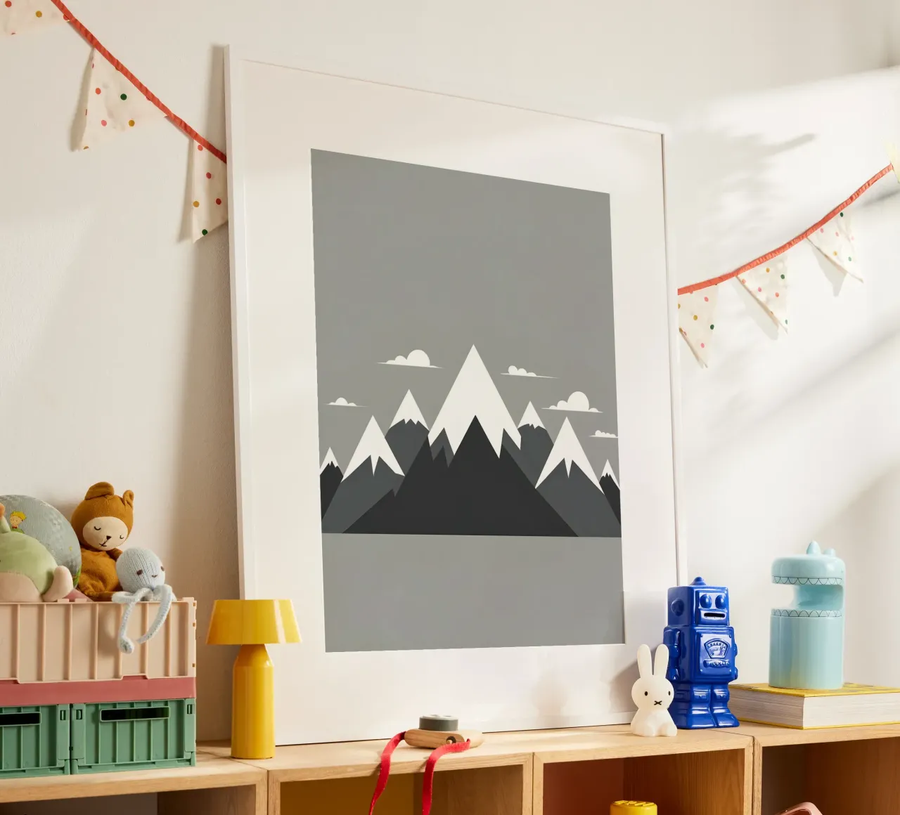 Silhouette di montagna poster da The Green Room