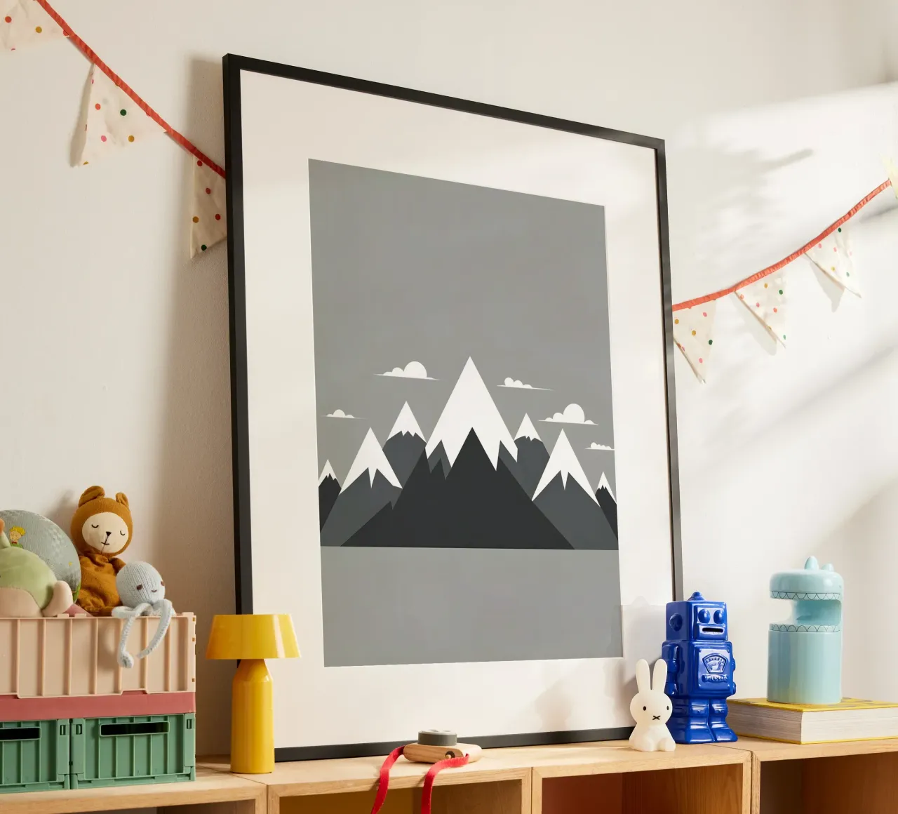 Silhouette di montagna poster da The Green Room