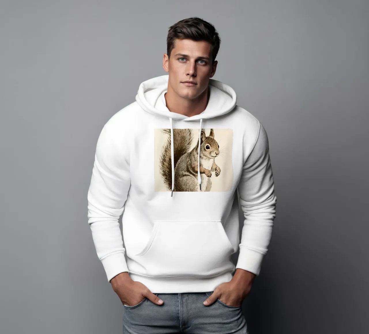 Scoiattolo felpa con cappuccio da knowledge