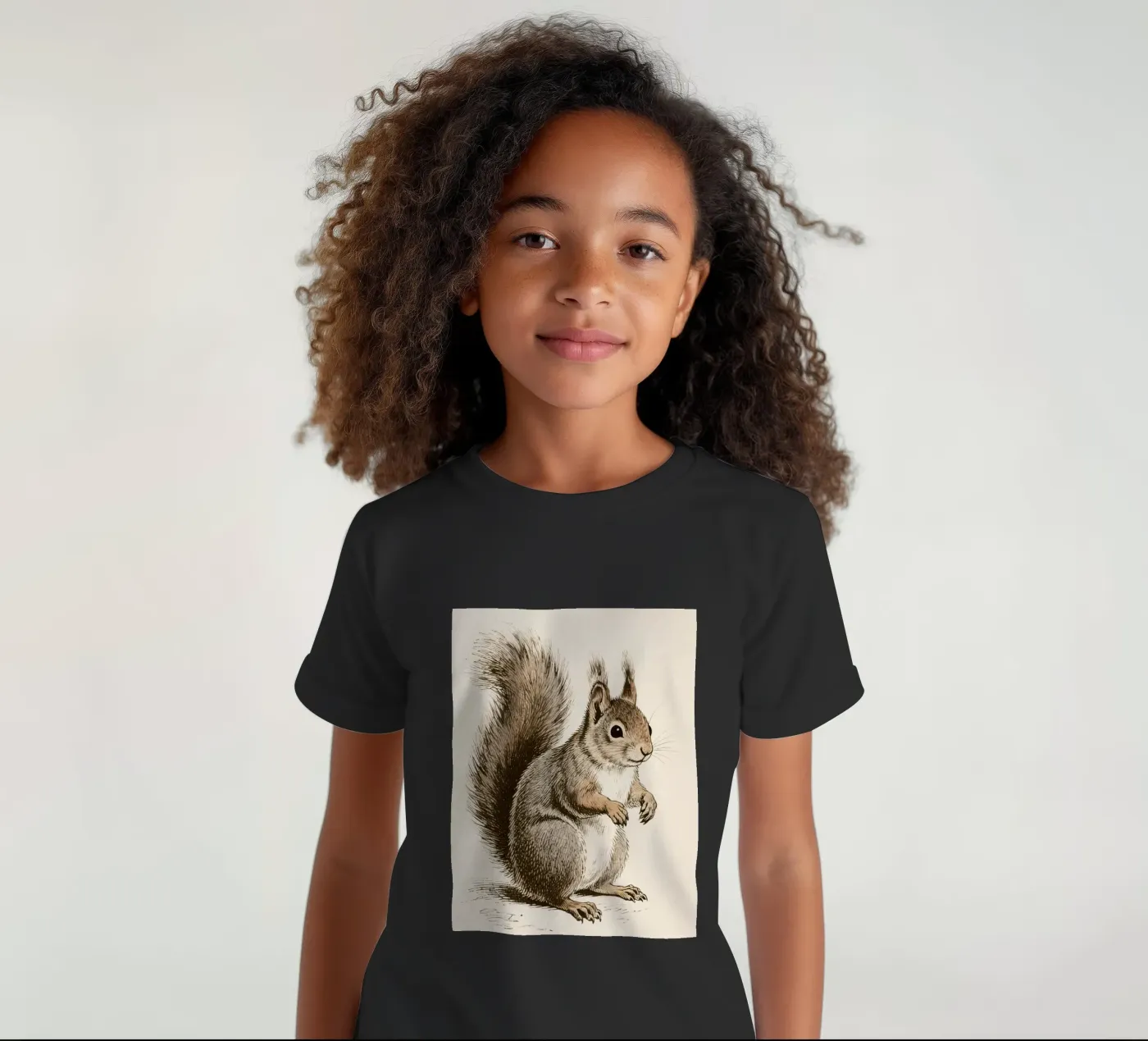 Scoiattolo t-shirt bambini da knowledge