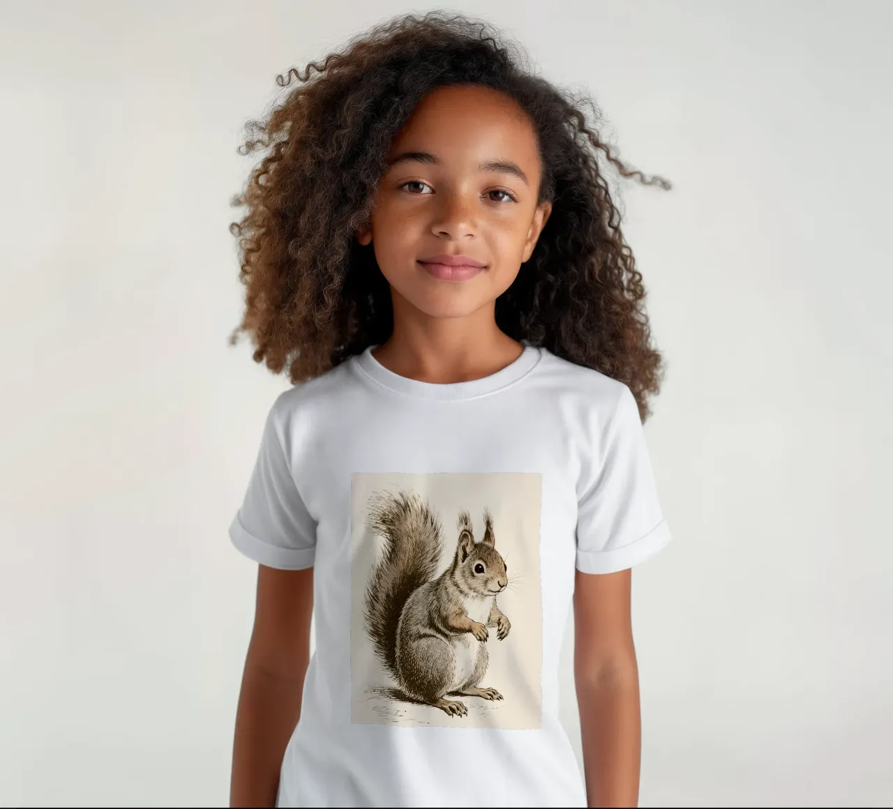 Squirrel t-shirt bambini da knowledge
