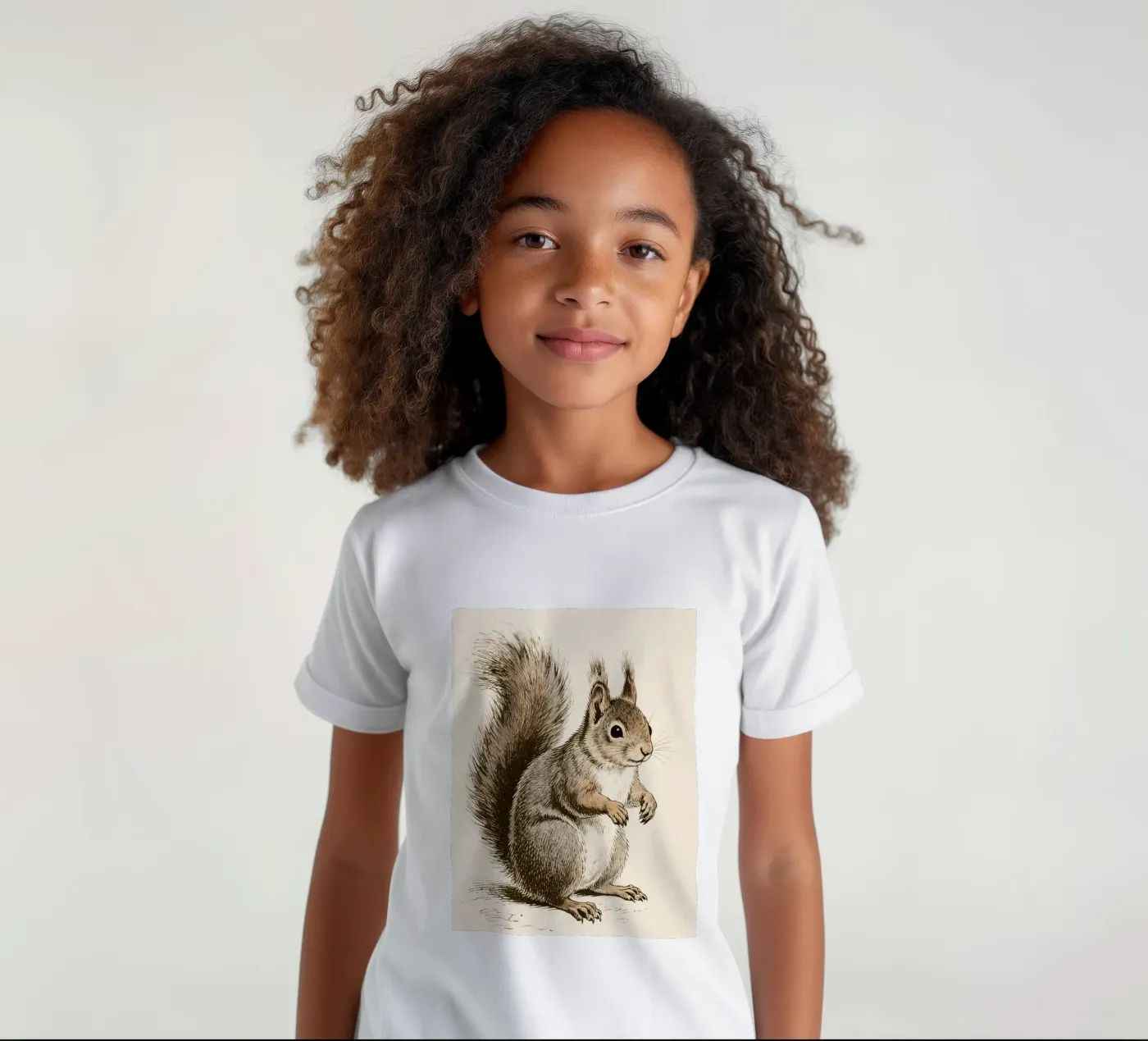 Scoiattolo t-shirt bambini da knowledge