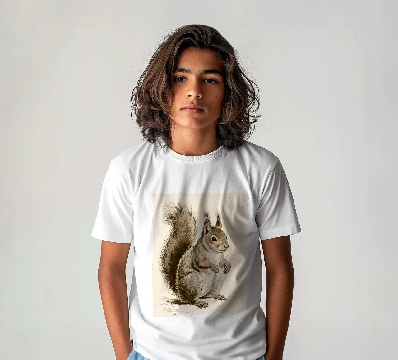 Squirrel t-shirt bambini da knowledge