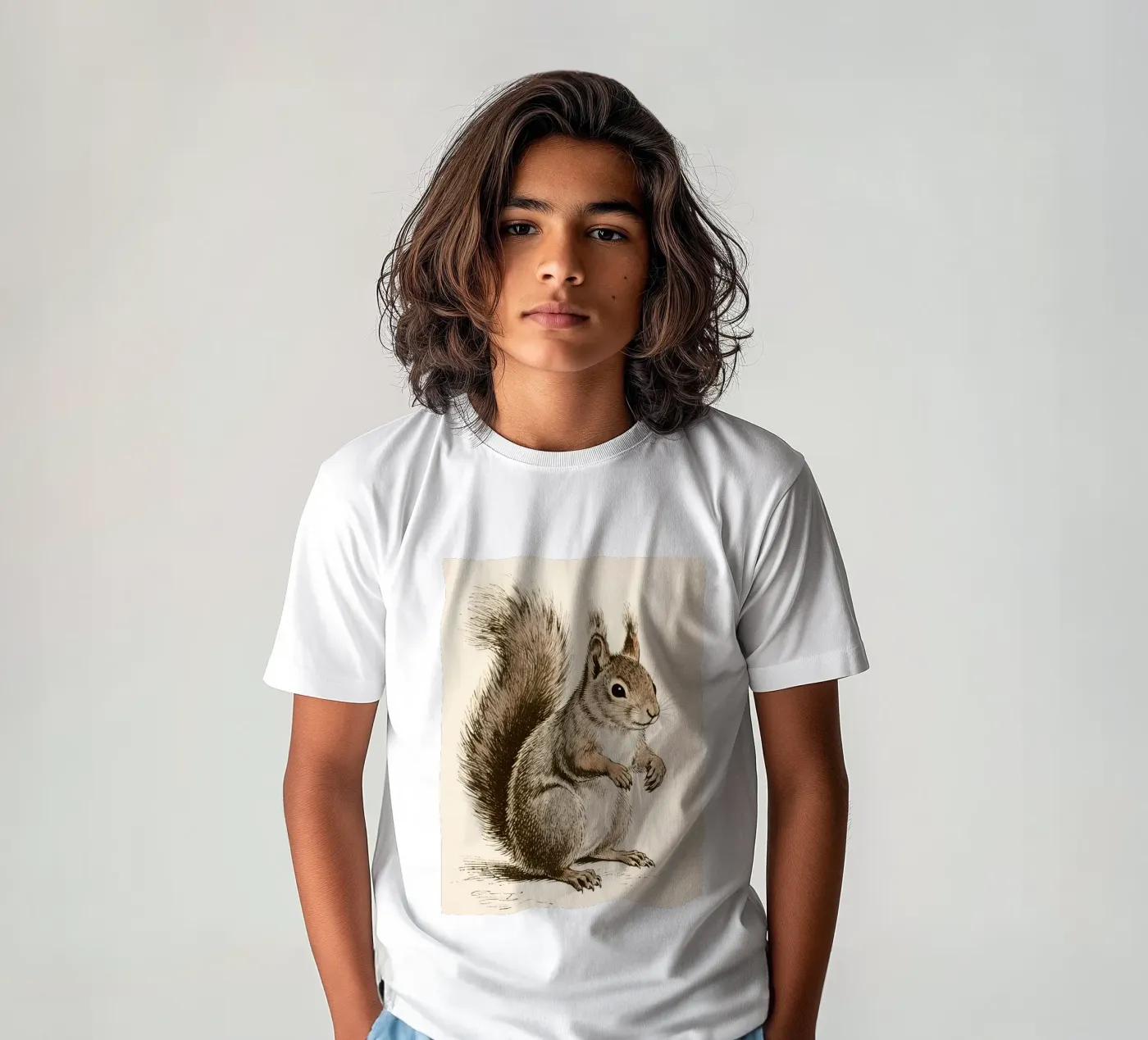 Scoiattolo t-shirt bambini da knowledge
