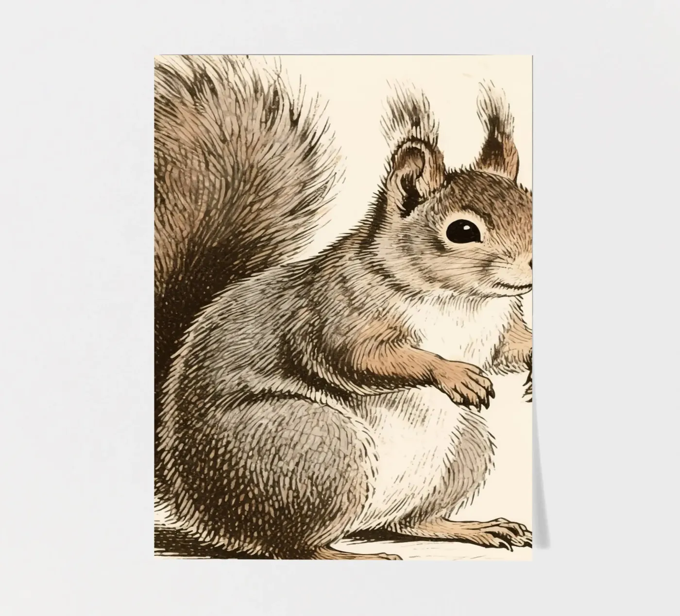 Squirrel sticker sheet by knowledge