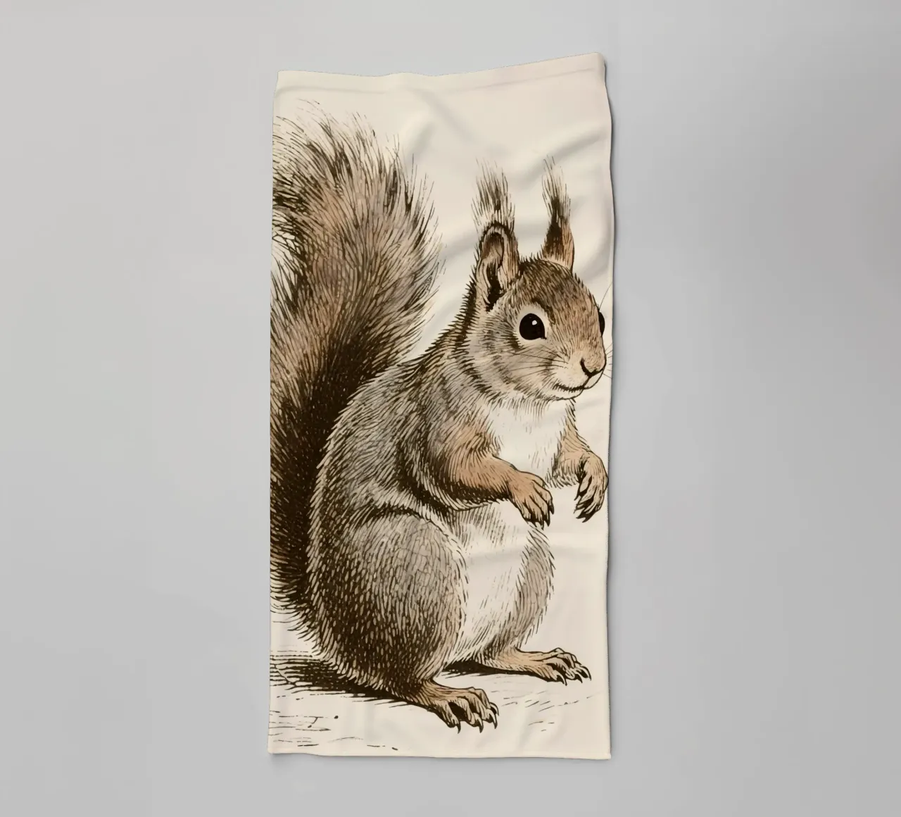 Eekhoorn badhanddoek van knowledge