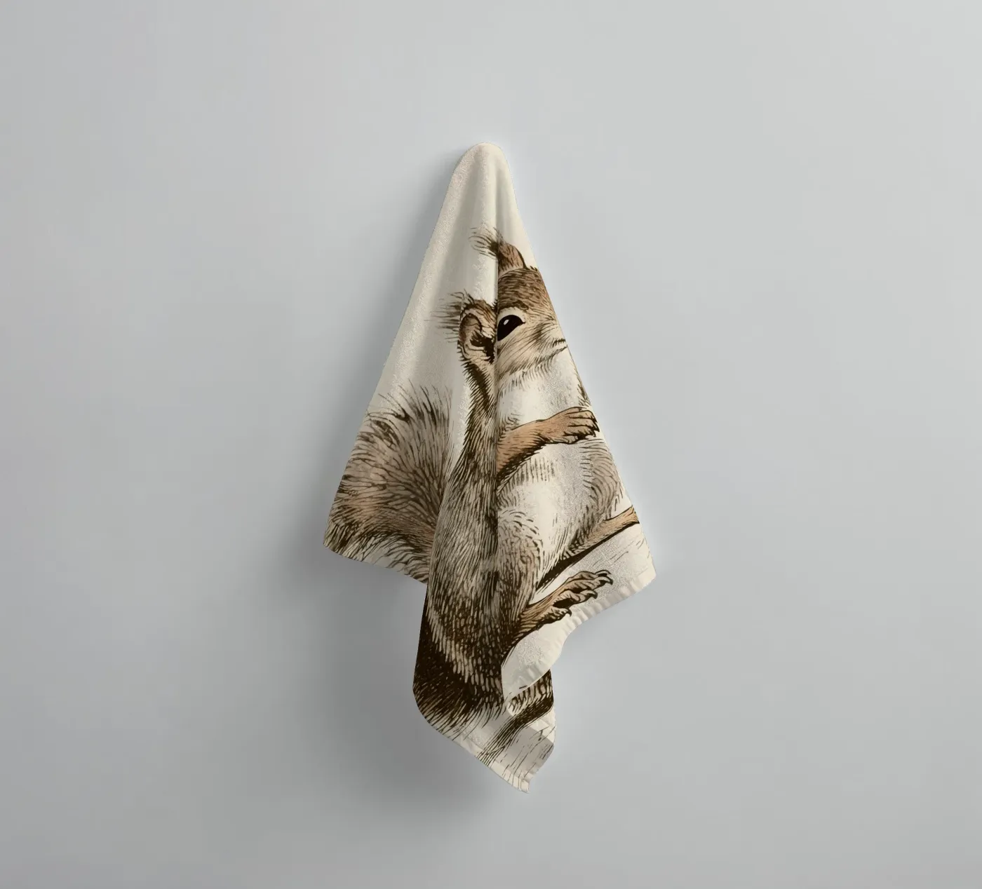 Squirrel towel by knowledge