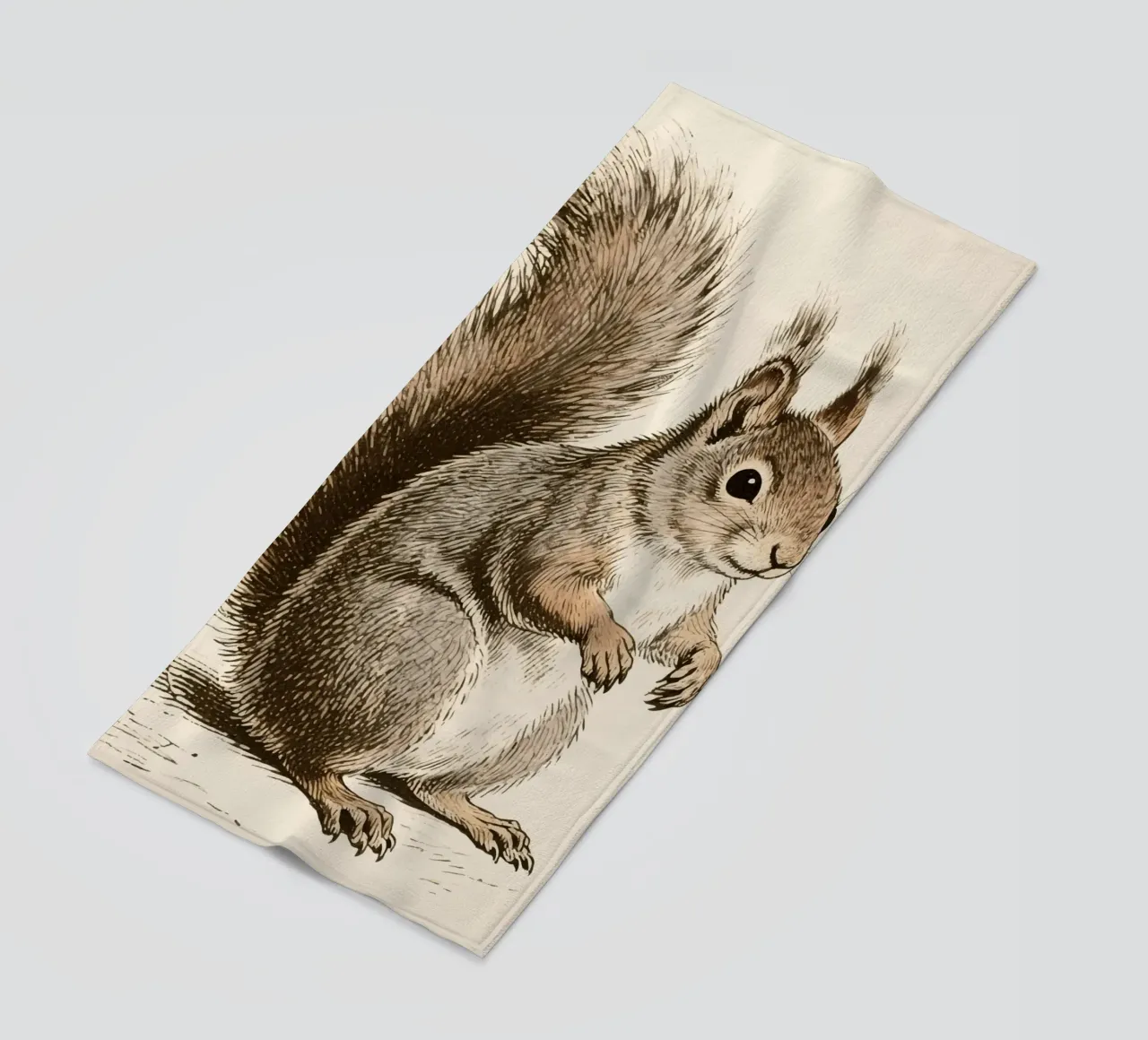 Scoiattolo telo mare da knowledge