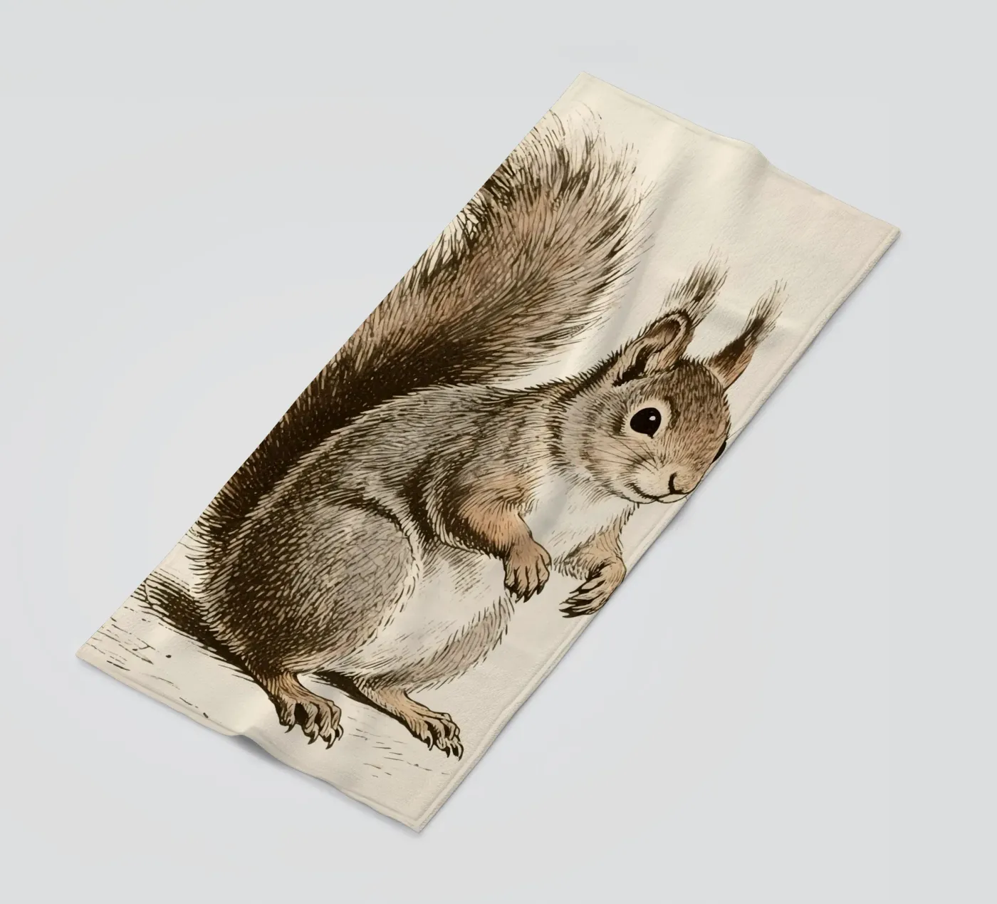 Scoiattolo telo mare da knowledge