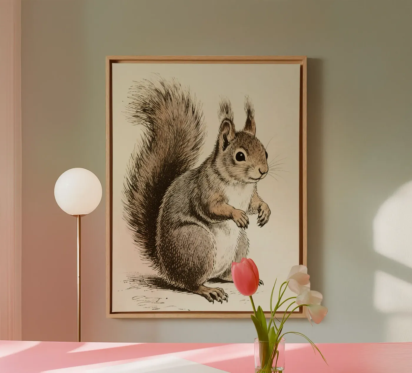 Scoiattolo tela da knowledge